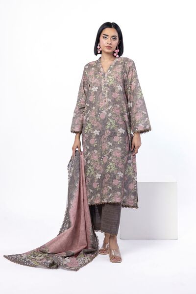 Printed | Light Khaddar | Fabrics 3 Piece | USD 30.00