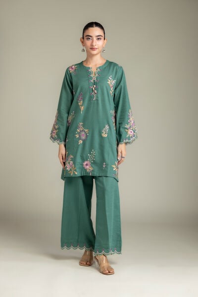 Embroidered | Light Khaddar | Fabrics 2 Piece | Top and Bottom | USD 45.00