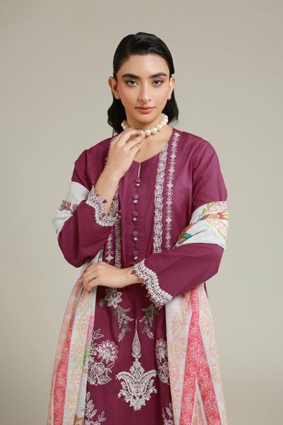 Embroidered | Cambric | Tailored 3 Piece | USD 75.00