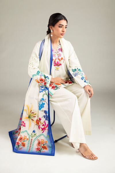 Embroidered | Textured Cotton | Kurta | USD 10.50