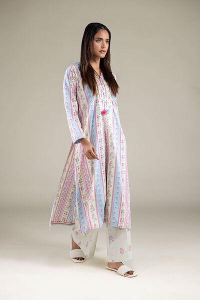 Embroidered | Textured Cotton | Pants | USD 15.00