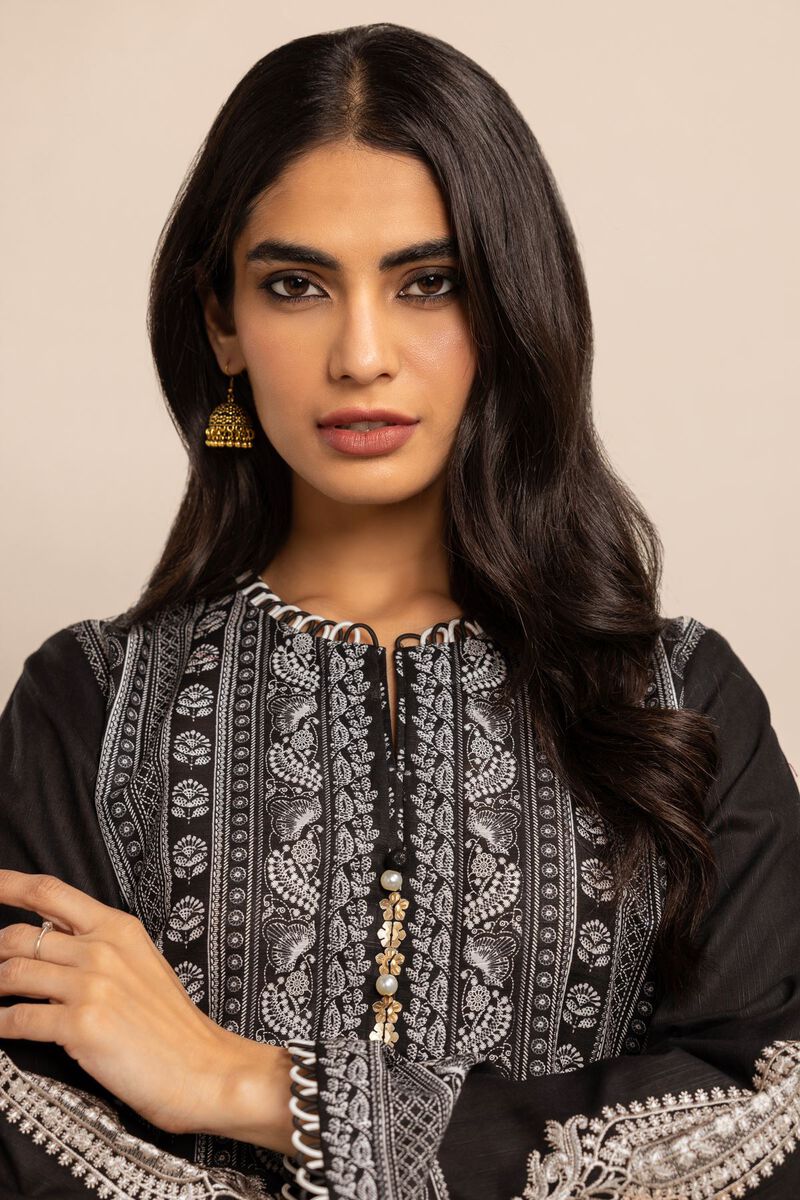 Light Khaddar | Embroidered | Fabrics 2 Piece | Top Bottoms | null