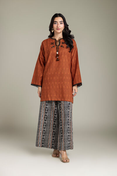 Embroidered | Light Khaddar | Fabrics 2 Piece | Top and Bottom | USD 30.00