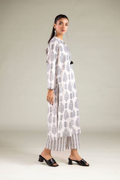 Printed | Cambric | Vertical Striped Pants | USD 7.50