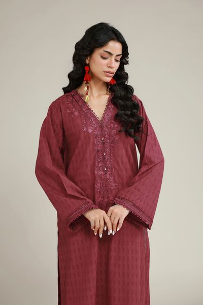 Embroidered | Dobby | Dobby Tailored Set | USD 16.50