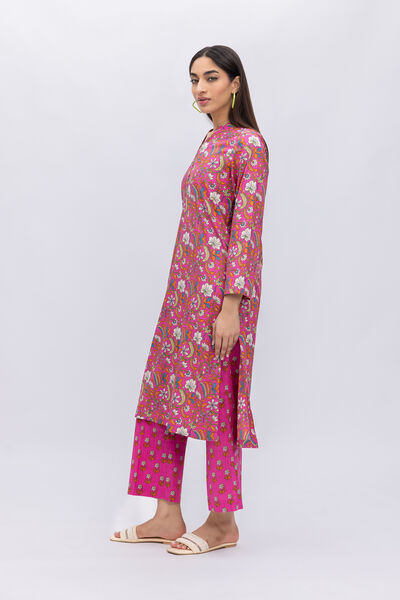 Printed | Crosshatch Poplin | Pants | USD 15.00