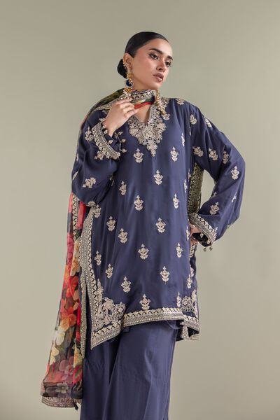 Embroidered | Chiffon | 3-piece Co-ord Set | USD 46.50