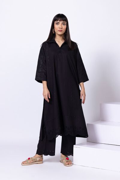 Embroidered | Crosshatch Poplin | Kurta | USD 10.50