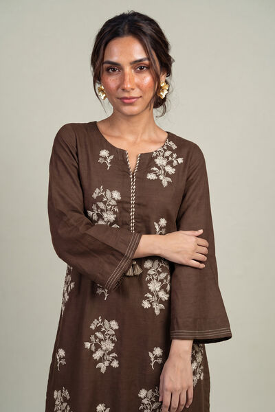Embroidered | Light Khaddar | Fabrics 2 Piece | Top and Bottom | USD 40.00