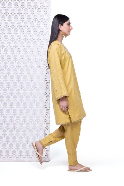 Dyed | Textured Dobby Cotton | Shalwar | USD 4.50