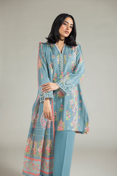 Embroidered | Textured Lawn | 3-Piece Tailored Lawn | USD 39.00