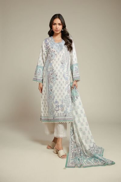Embroidered | Textured Lawn | Fabrics 3 Piece | USD 45.00