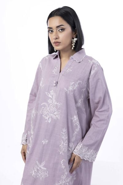 Embroidered | Crosshatch | Tailored 2 Piece | Top and Bottom | USD 45.00