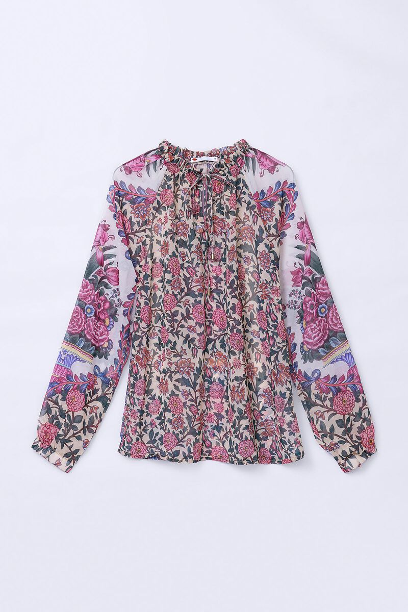 Printed | Georgette Chiffon | Blouse | null