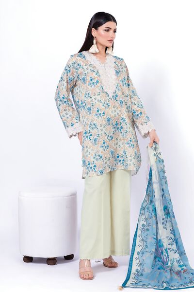 Embroidered | Lawn | Fabrics 3 Piece | USD 13.50