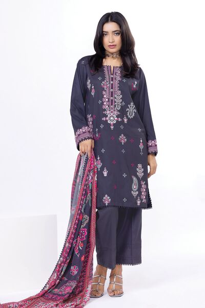 Embroidered | Dobby | Fabrics 3 Piece | USD 50.00