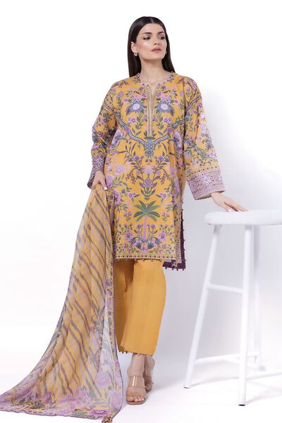 Embroidered | Lawn | Fabrics 3 Piece | USD 25.00