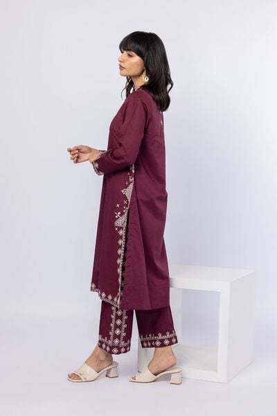 Embroidered | Cotton Dobby | Pants | USD 25.00