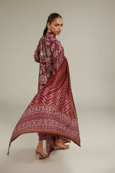 Embroidered | Polyester Silk | Geometric All-Season Dupatta | USD 17.50