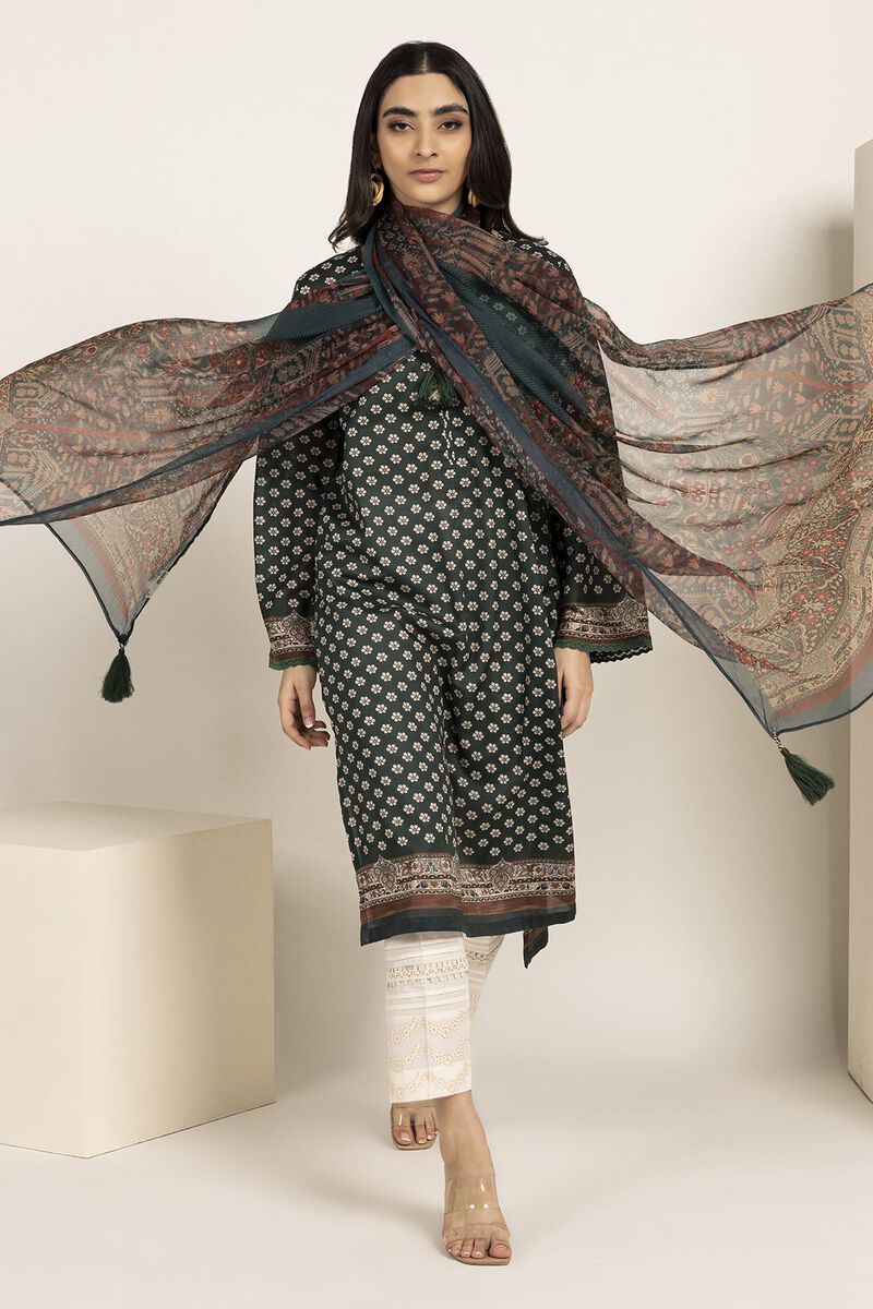 Lawn | Printed | Fabrics 2 Piece | Top Dupatta | null