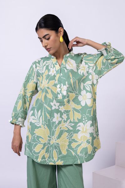 Printed | Ripple Crinkle | Kurta | USD 25.00