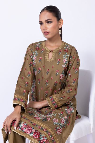 Embroidered | Cambric | Kurta | USD 19.50