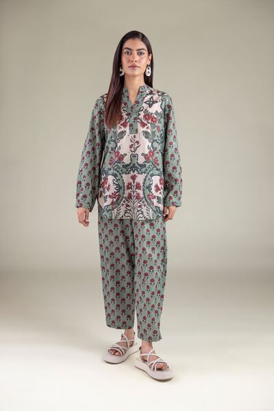 Embroidered | Textured Weave | Trousers | USD 9.00