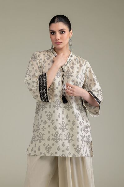 Embroidered | Lawn | Lawn V-Neck Kurta | USD 40.00