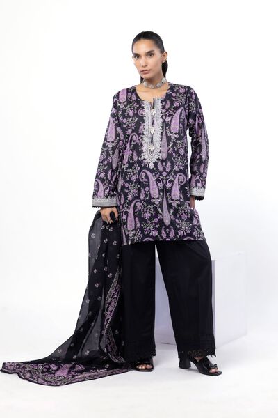 Embroidered | Lawn | Fabrics 3 Piece | USD 45.00
