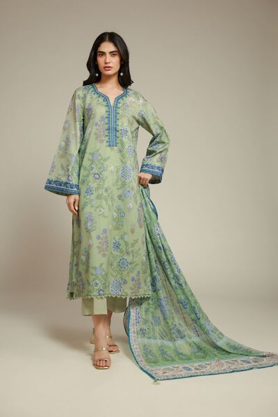 Embroidered | Textured Lawn | Fabrics 3 Piece | USD 45.00