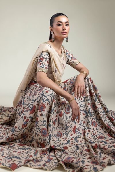 Embroidered | Raw Silk | Lehenga Choli Set | USD 46.50