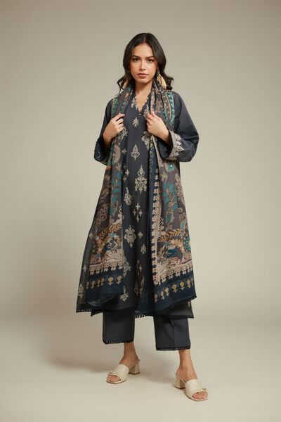 Embroidered | Dobby | 3-piece Tailored Set | USD 45.00