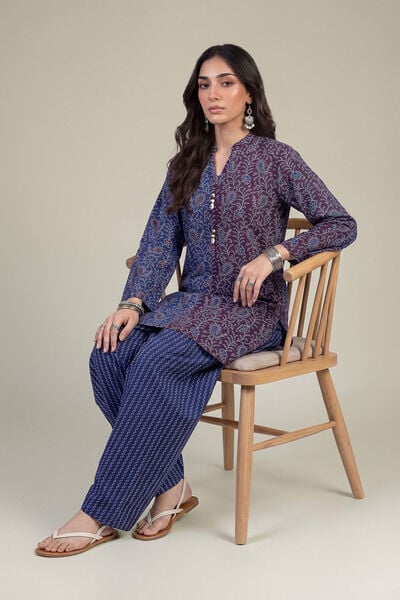 Printed | Light Khaddar | Short Printed Kurta | USD 35.00