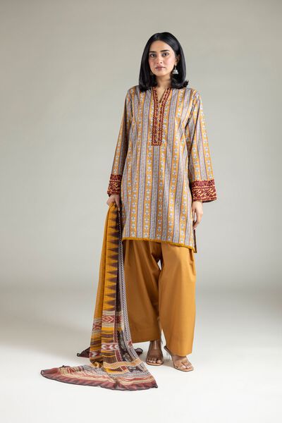 Embroidered | Lawn | Fabrics 3 Piece | USD 22.50