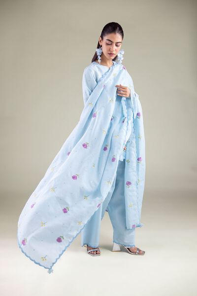Embroidered | Mesuri | Floral Farshi Shalwar | USD 10.50