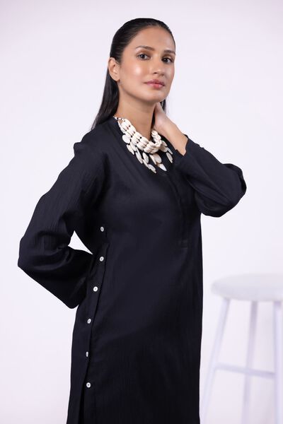 Dyed | Ripple Crinkle | Kurta | USD 7.50
