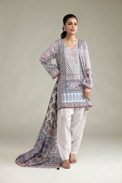 Embroidered | Lawn | Fabrics 3 Piece | USD 45.00