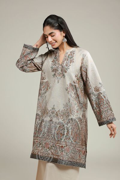 Printed | Jacquard | 2-Piece Tailored Set | USD 45.00