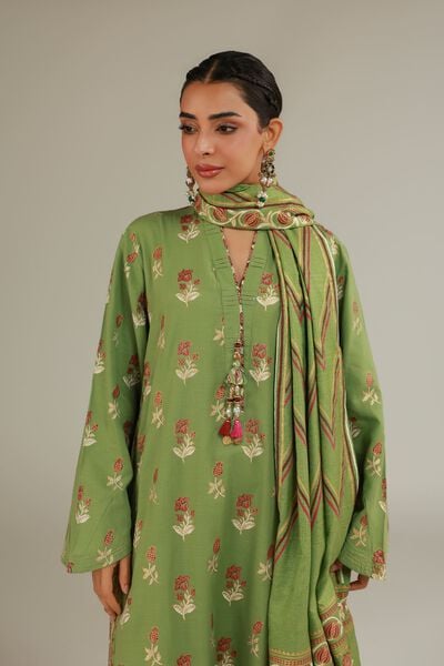 Raw Silk | 3 Piece Co-ord Set | USD 57.50