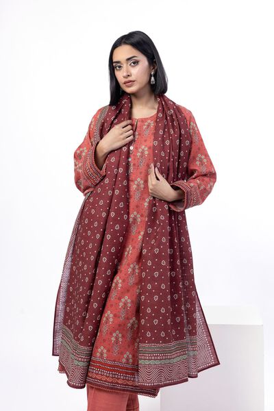 Printed | Light Khaddar | Tailored 3 Piece | USD 45.00