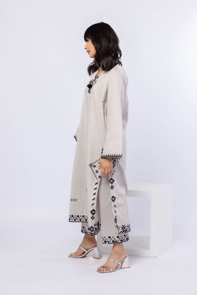 Embroidered | Cotton Dobby | Pants | USD 20.00