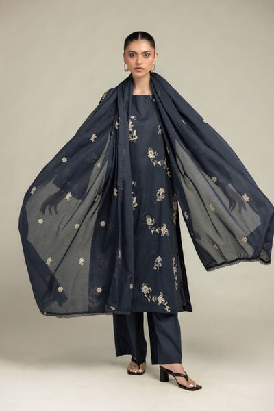 Embroidered | Lawn | Floral Lawn Dupatta | USD 35.00