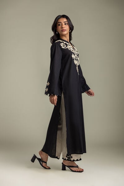 Embroidered | Heavy Textured Cotton | Pants | USD 35.00
