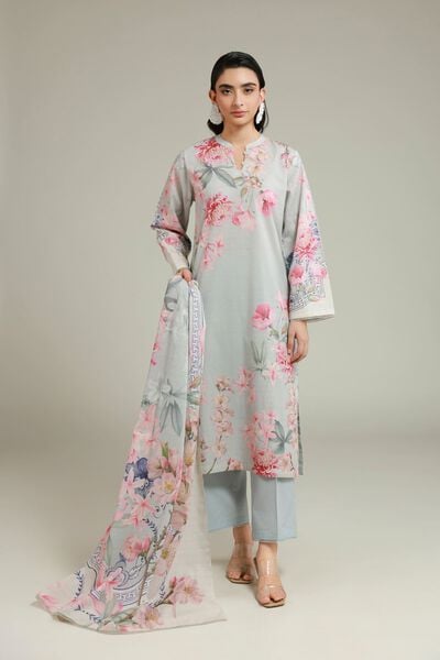 Printed | Messuri | Fabrics 3 Piece | USD 40.00