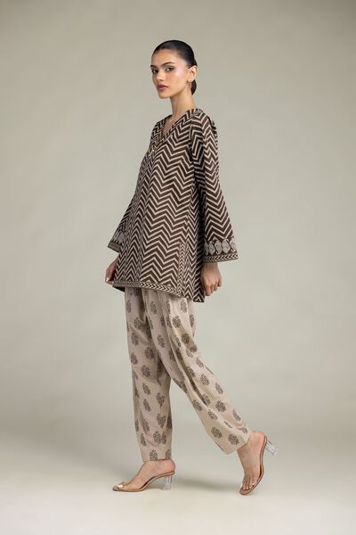 Cambric | Beige Cambric Shalwar | USD 35.00