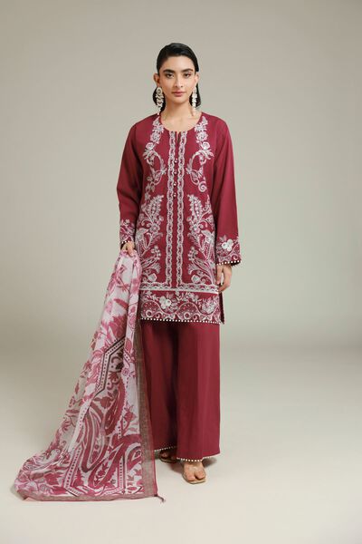 Embroidered | Cambric | Fabrics 3 Piece | USD 60.00