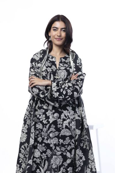 Printed | Light Khaddar | Tailored 3 Piece | USD 45.00