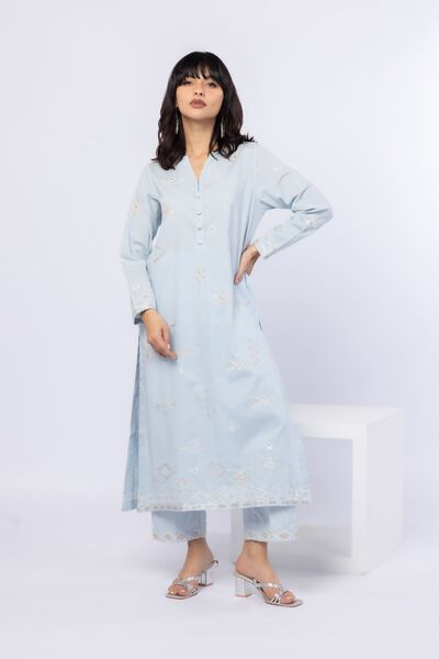 Embroidered | Cotton Dobby | Kurta | USD 40.00