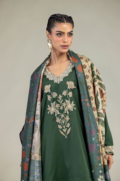 Printed | Polyester Silk | Silk Floral Dupatta | USD 15.00
