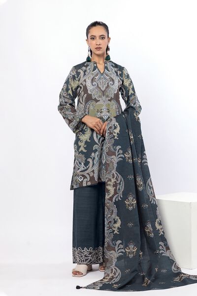 Embroidered | Light Khaddar | Fabrics 3 Piece | USD 35.00